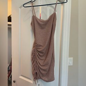 Mauve body con dress